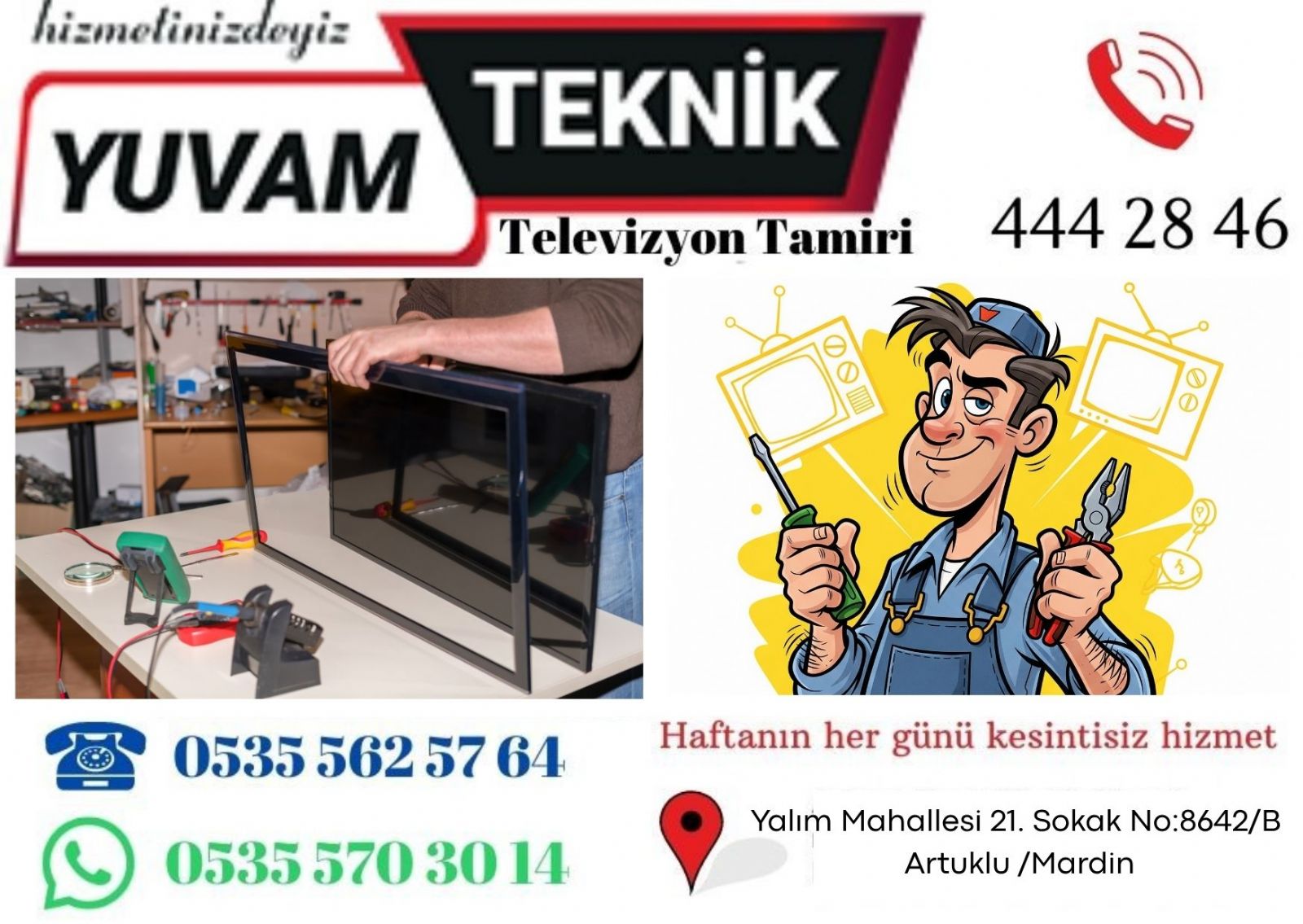 Artuklu Televizyon Tamircisi