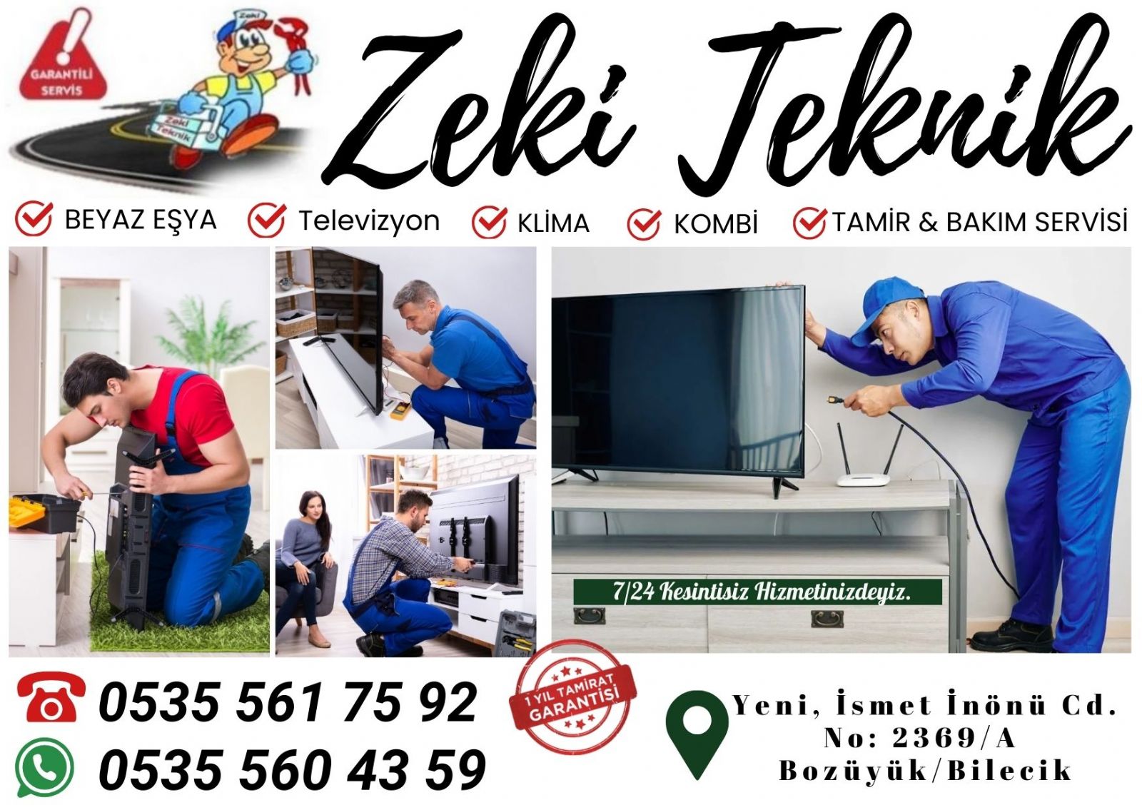 Bozüyük Televizyon Tamircisi