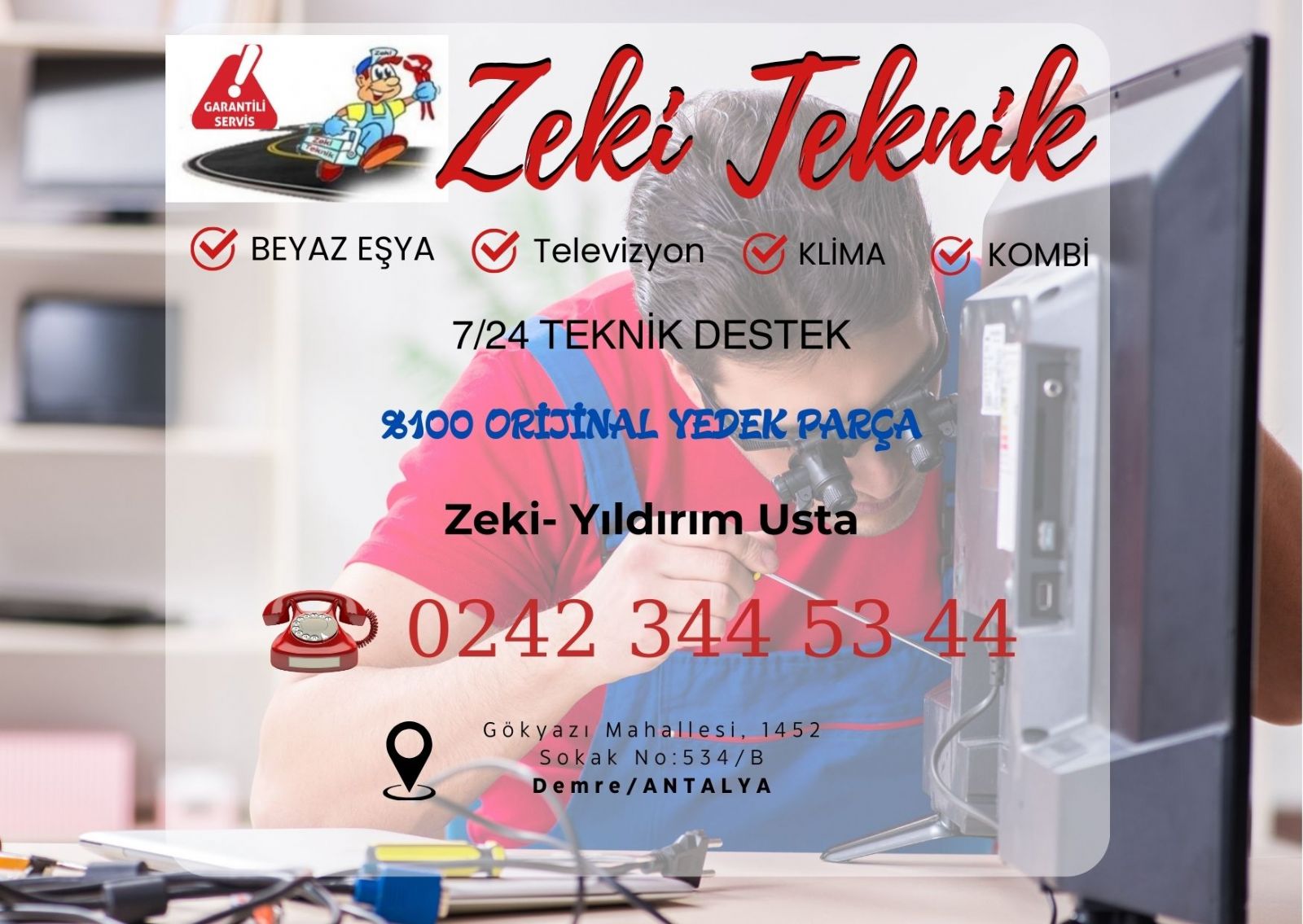 demre televizyon tamircisi