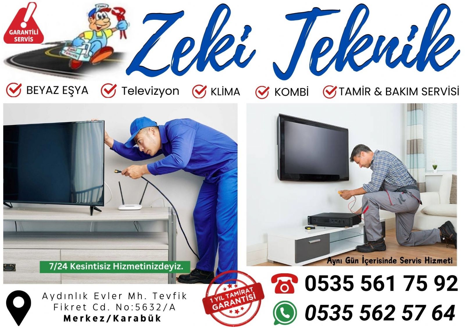Karabük Televizyon Tamircisi