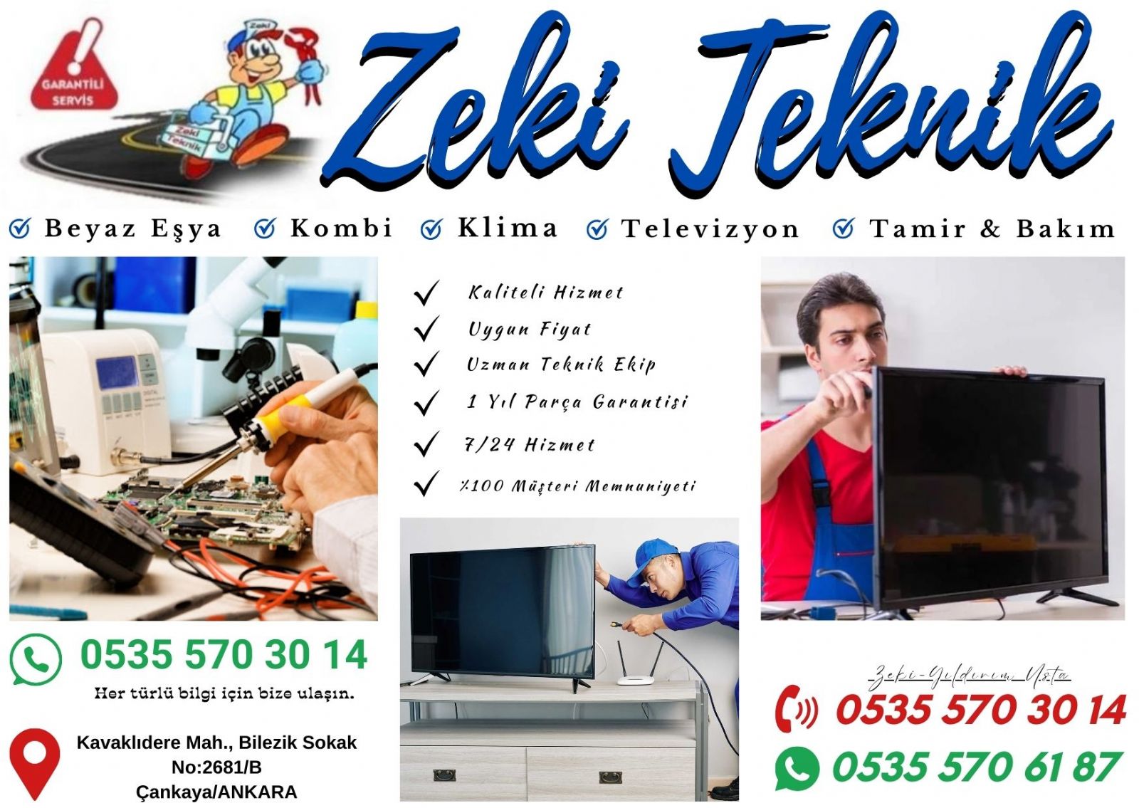 Kavaklıdere Televizyon Tamircisi