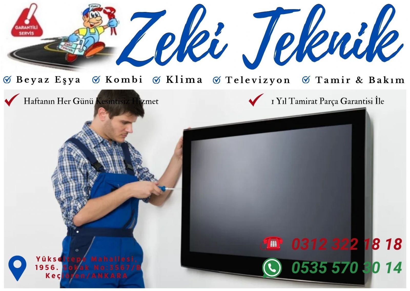 Yükseltepe Televizyon Tamircisi